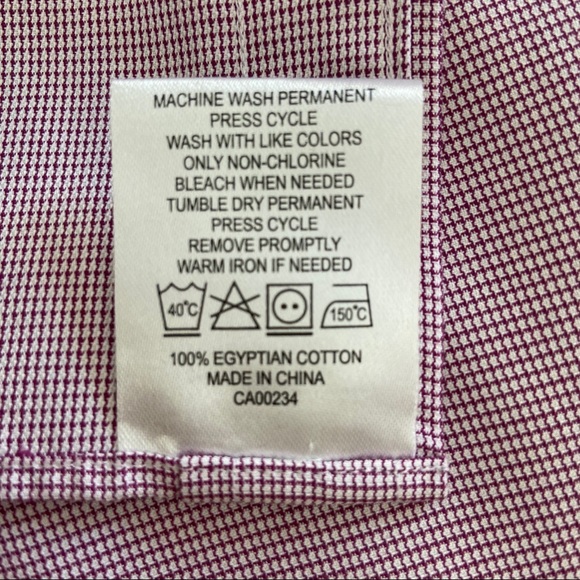 Hudson Room Mens Slim Fit Purple Shirt, 16 1/2, 32 - Picture 4 of 5